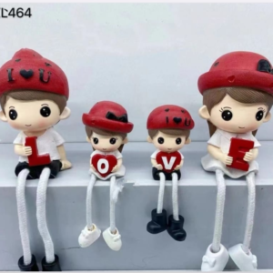 Hanging Legs Family set Showpiece sitting dolls XL 464