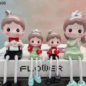 Hanging Legs Family set Showpiece sitting dolls XL496