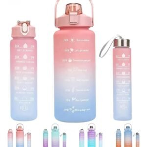 Motivational 3pc Bottle Set (Multicolor)