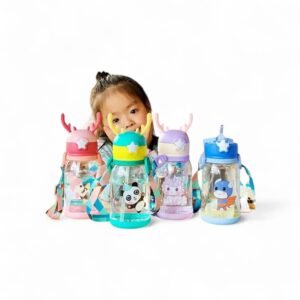 Deer Horn Shape Plastic Water Bottle