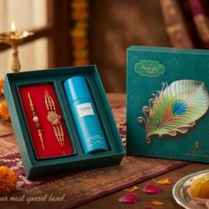 Naksh Bhaiya Bhabhi Rakhi Combo With Deo