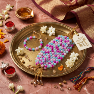 Bhabhi's Lumba Bracelet (Pink Blue)