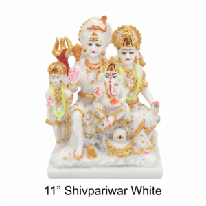 11Inch Shivpariwar White