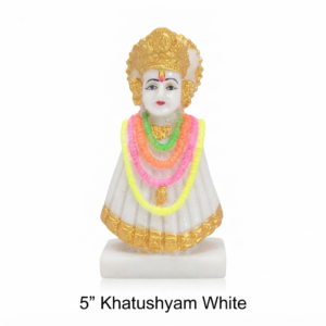 5 Inch Khatushyam White
